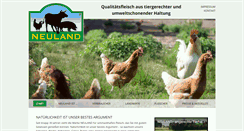Desktop Screenshot of neuland-fleisch.de