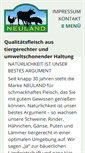Mobile Screenshot of neuland-fleisch.de
